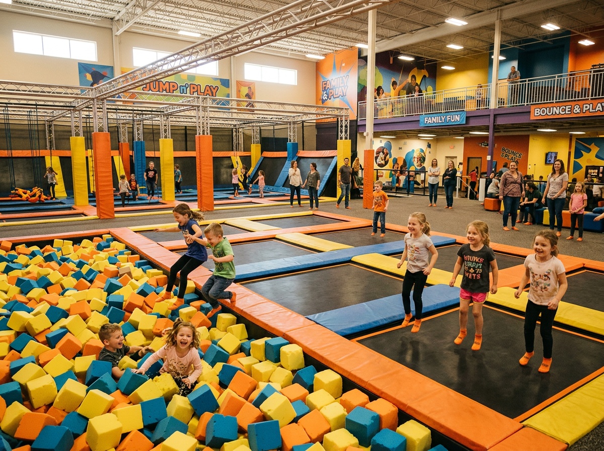Zona de trampolines indoor